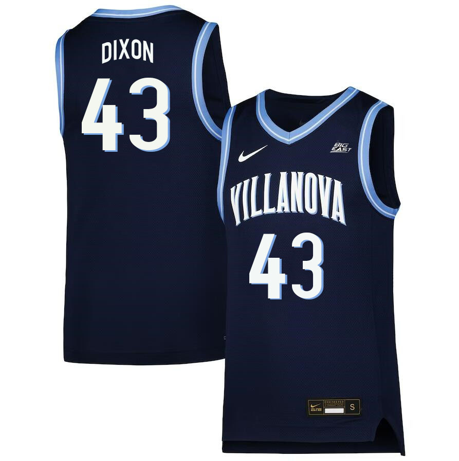 Men #43 Eric Dixon Willanova Wildcats College 2022-23 Basketball Stitched Jerseys Sale-Navy - Click Image to Close